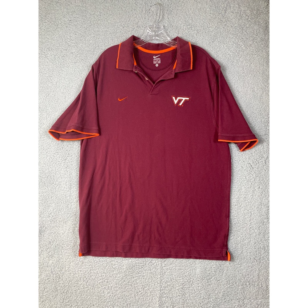 Nike Virginia Tech Men's Polo Size XL